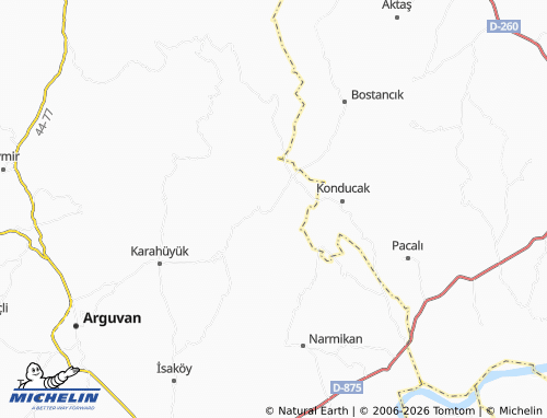 MICHELIN-Landkarte Ermişli - ViaMichelin