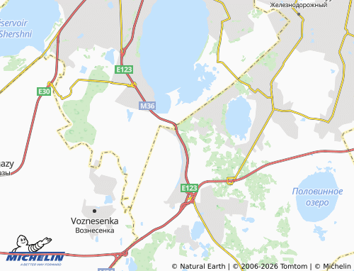MICHELIN-Landkarte Chasovshchik SNT - ViaMichelin