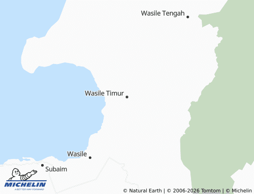 MICHELIN Wasile Timur map - ViaMichelin