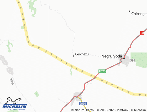 Mappa MICHELIN Cerchezu - ViaMichelin