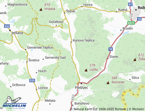 Mapa MICHELIN Pašková - ViaMichelin