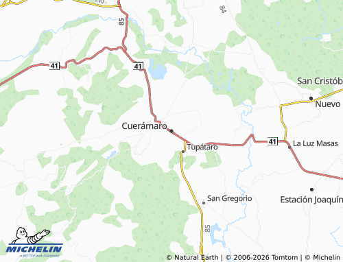 MICHELIN Cuerámaro map - ViaMichelin