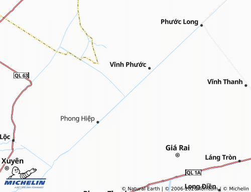 Mapa MICHELIN Phong Thạnh Tây A - ViaMichelin