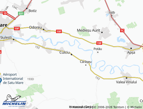 Mappa MICHELIN Culciu - ViaMichelin