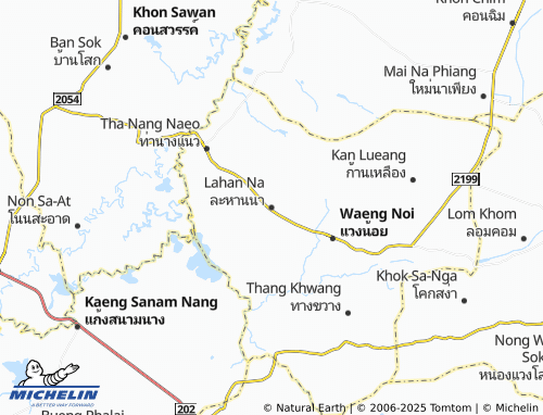 MICHELIN Lahan Na map - ViaMichelin