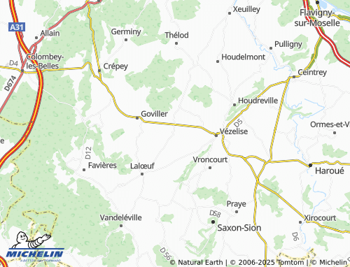 Carte MICHELIN Vitrey - ViaMichelin