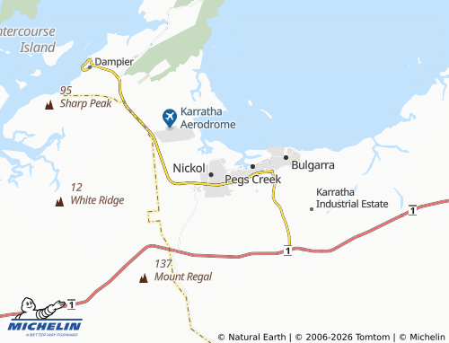 MICHELIN Millars Well map - ViaMichelin