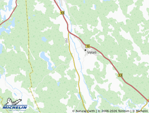 MICHELIN Torppa map - ViaMichelin