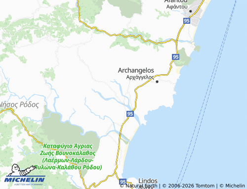 Carte MICHELIN Malonas - ViaMichelin