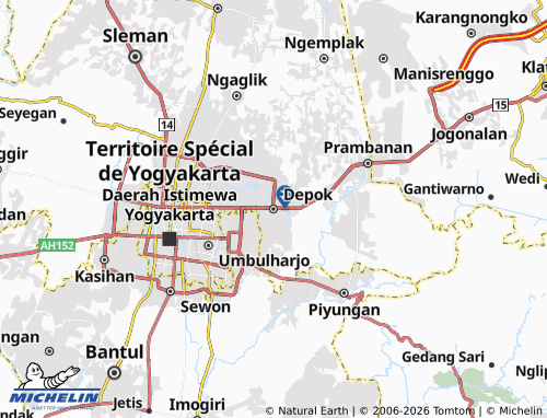 MICHELIN Depok map - ViaMichelin