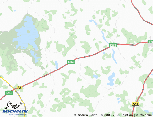 MICHELIN Leliūnai map - ViaMichelin
