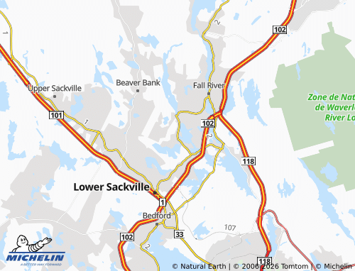 MICHELIN Windsor Junction map - ViaMichelin