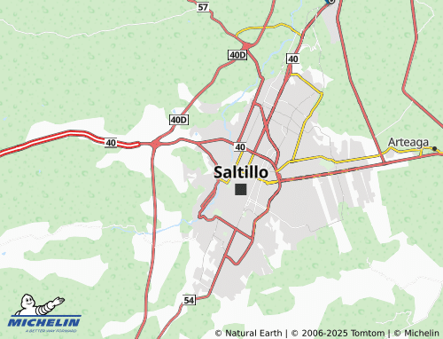 MICHELIN Panteones map - ViaMichelin