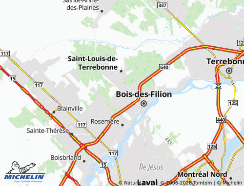 Mapa MICHELIN Lorraine - ViaMichelin