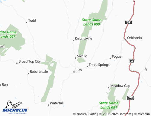 MICHELIN Saltillo map - ViaMichelin