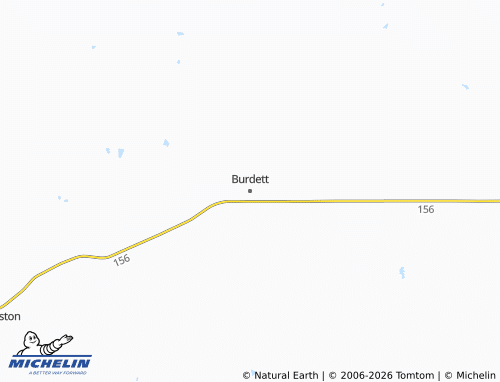 Mappa MICHELIN Burdett - ViaMichelin