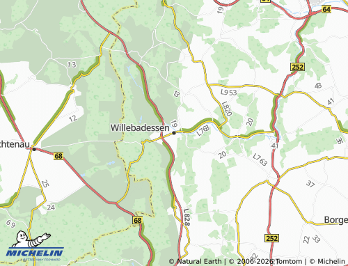 MICHELIN Willebadessen map - ViaMichelin