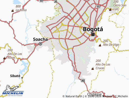 Carte MICHELIN El Satélite - ViaMichelin
