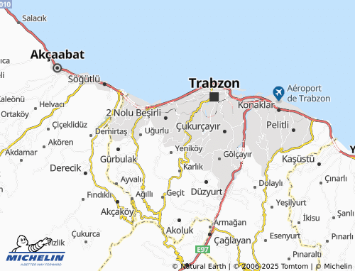 MICHELIN Bengisu map - ViaMichelin