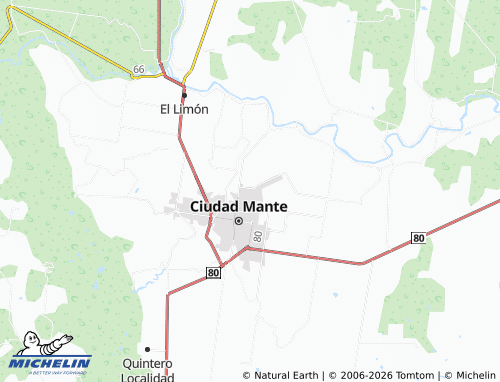 MICHELIN Arbustos map - ViaMichelin