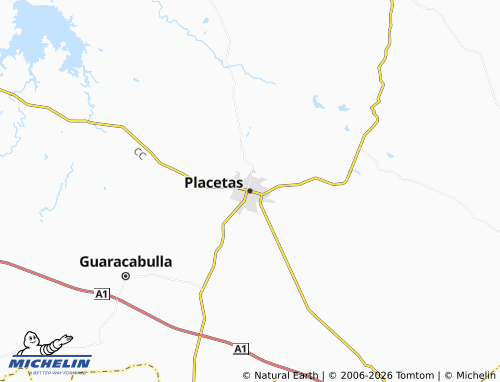 MICHELIN Placetas map - ViaMichelin