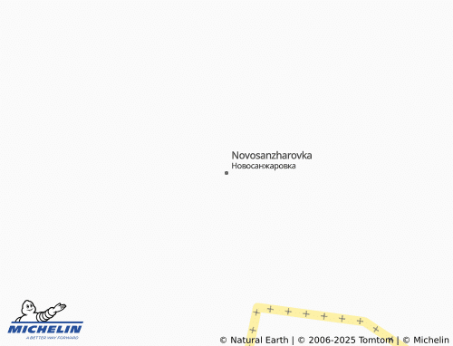 MICHELIN Novosanzharovka map - ViaMichelin