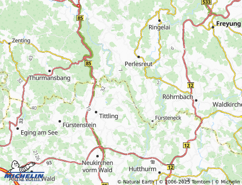 Mapa MICHELIN Lueg - ViaMichelin