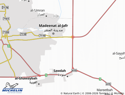 MICHELIN Hajr 2nd map - ViaMichelin