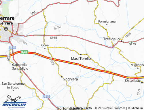 MICHELIN-Landkarte Possessione Cremona - ViaMichelin