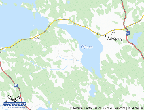 Carte MICHELIN Österåker - ViaMichelin