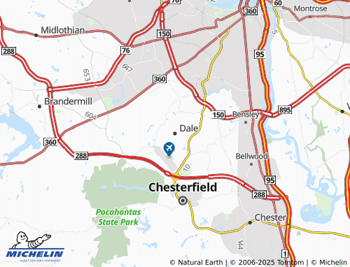 MICHELIN Dale map - ViaMichelin