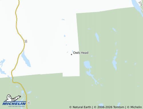 Mapa MICHELIN Owls Head - ViaMichelin