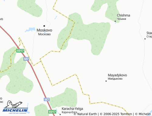 MICHELIN Shelkanovo map - ViaMichelin