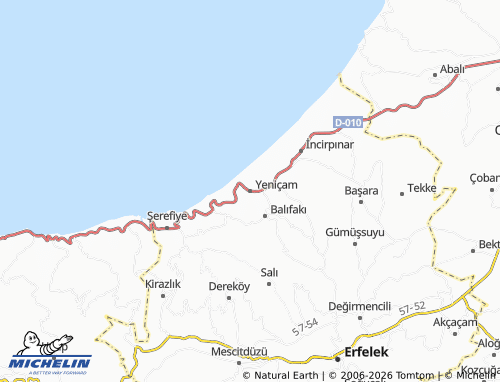 Mappa MICHELIN Yeniçam - ViaMichelin