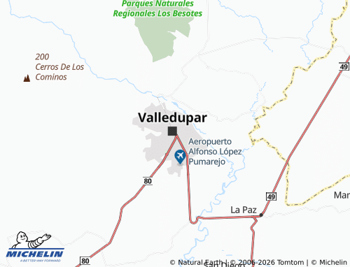 Carte MICHELIN Las Delicias - ViaMichelin