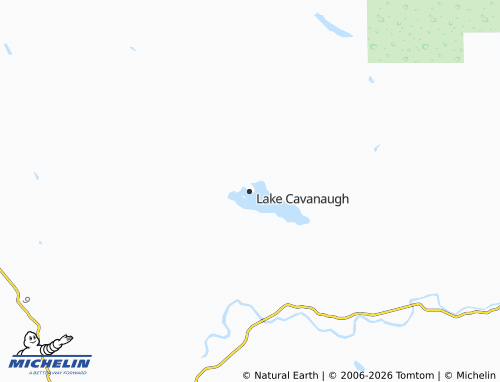 Mappa MICHELIN Lake Cavanaugh - ViaMichelin