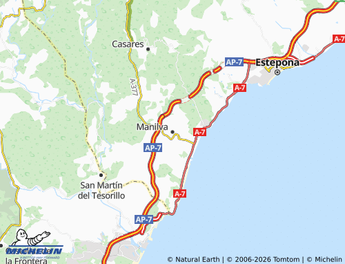 Mappa MICHELIN Manilva - ViaMichelin
