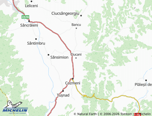 Mappa MICHELIN Ciucani - ViaMichelin