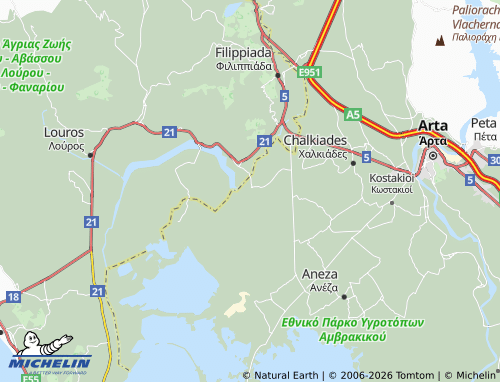 Mappa MICHELIN Vathypedo - ViaMichelin