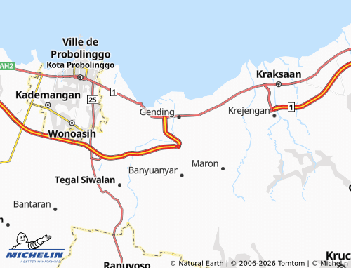 Carte MICHELIN Sebaung - ViaMichelin