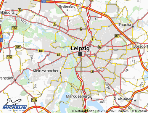 MICHELIN Zentrum-West map - ViaMichelin