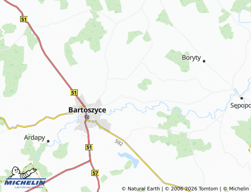 MICHELIN Wirwilty map - ViaMichelin