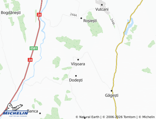 Carte MICHELIN Viișoara - ViaMichelin