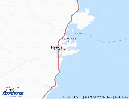 Mappa MICHELIN Hyuga - ViaMichelin