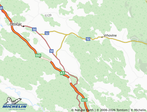 Mapa MICHELIN Kolakovići - ViaMichelin