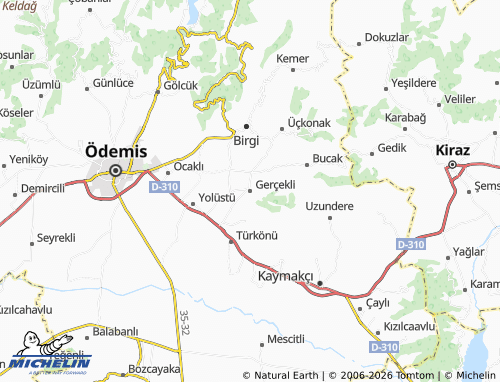 Mappa MICHELIN Gerçekli - ViaMichelin