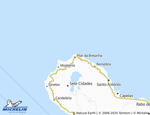 MICHELIN Pilar da Bretanha map - ViaMichelin