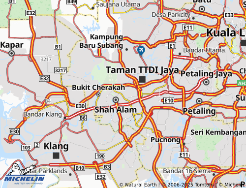 MICHELIN-Landkarte Seksyen 9 - ViaMichelin