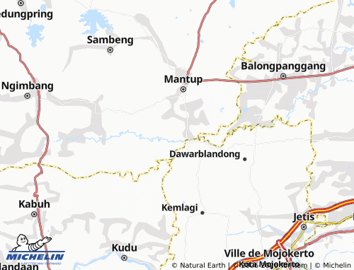 MICHELIN Sumberdadi map - ViaMichelin