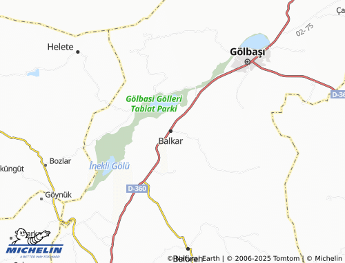 MICHELIN Cumhuriyet map - ViaMichelin